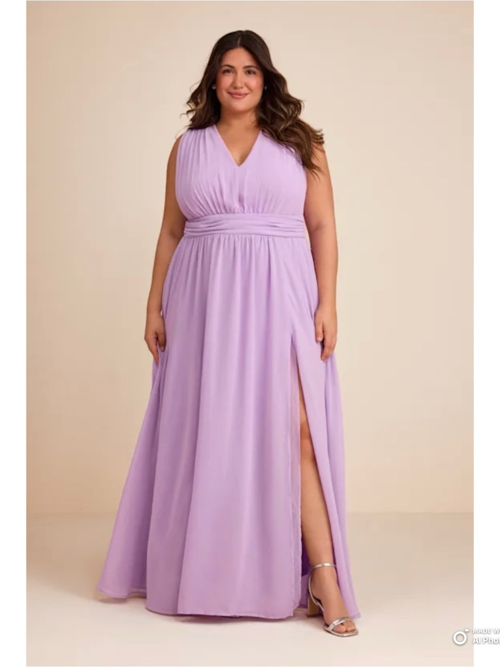 Lulus 3X Heavenly Hues Lavender Maxi Dress NWT Formal Party Wedding Bridesmaid